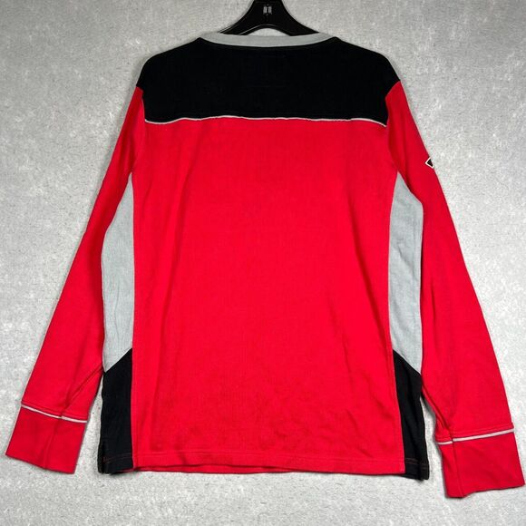 Old Time Hockey NHL Carolina Hurricanes Red Sweatshirt #53 Jeff Skinner SIGNED - Picture 9 of 11